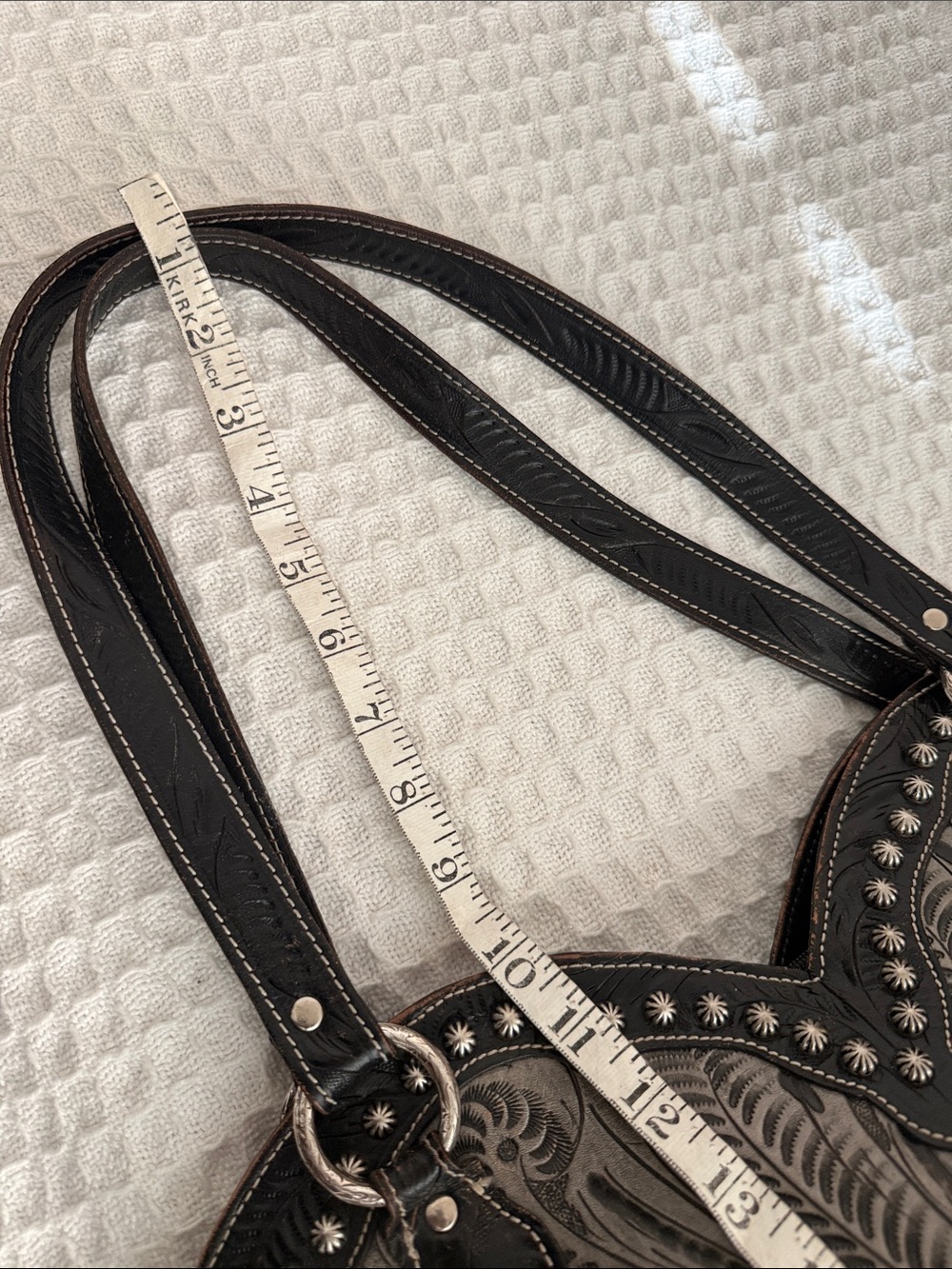 American West Black & Gray Western Bag - Picture 13 of 14